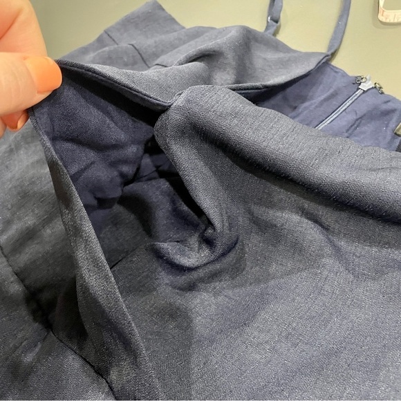 NWT Lulus Navy Blue Pleated Romper - Picture 7 of 14